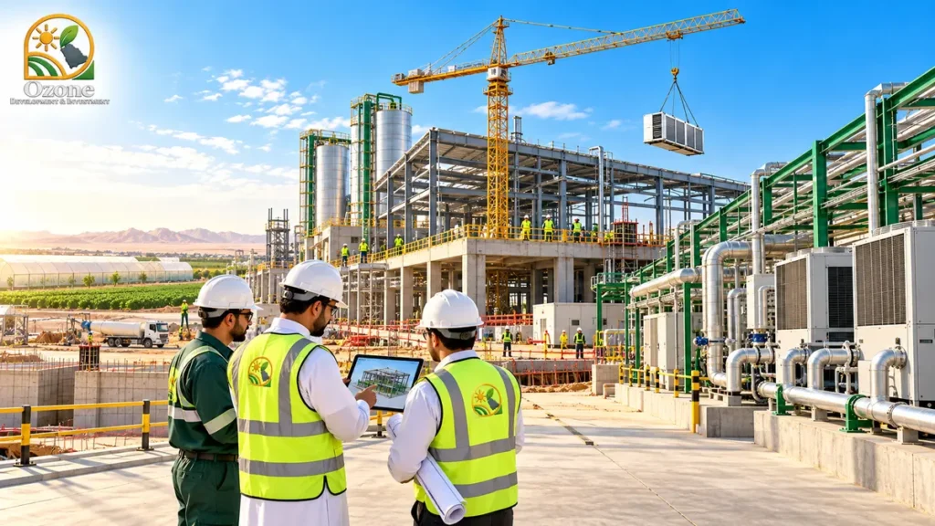 المشاريع المتكاملة والمقاولات شركة اوزون