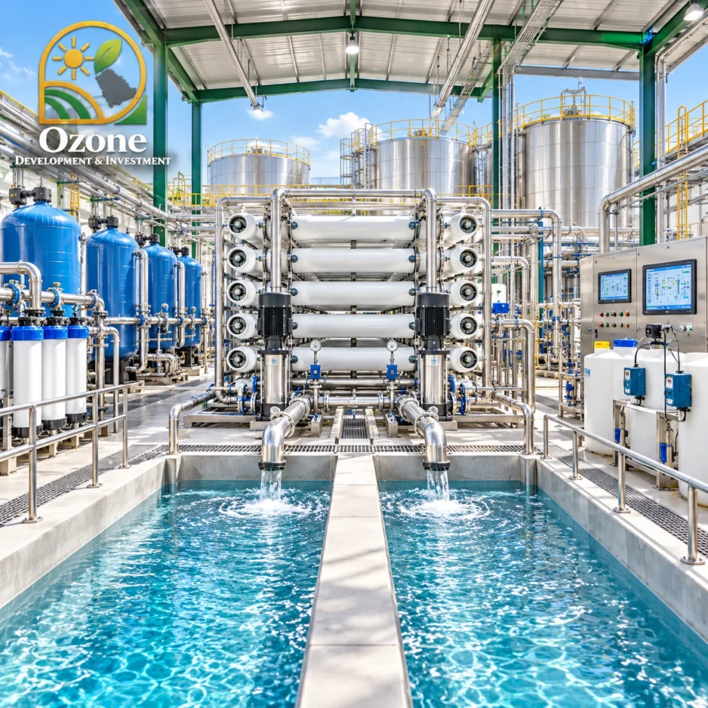 ozone water desalination treatment project